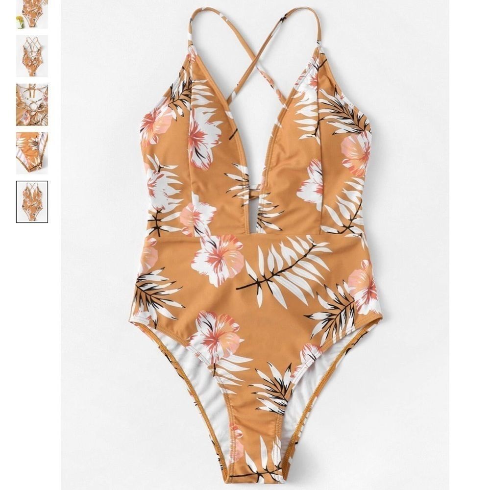 Cinnamon flower one piece